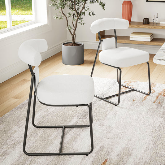 DC033 Boucle Dining Chair